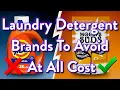9 Laundry Detergent Brands To AVOID And The 2 That Are Worth It
