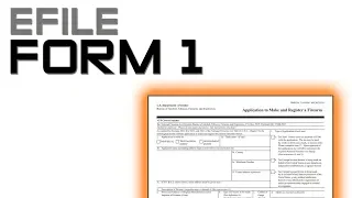 Guide to Form 1 on EForms