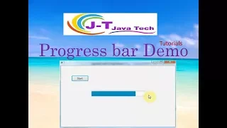Java Fxml Progress Bar Demo