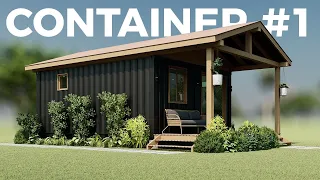Esta Casa Contenedor de Estilo Campestre Tiene Todo en Poco Espacio 🏡