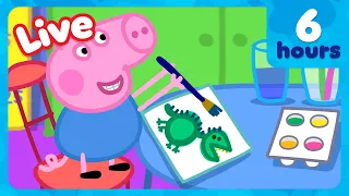🔴 LIVE: FULL EPISODES George's Adventures! 🐷🦖 Peppa Pig | 12 HOURS OF HD CARTOONS