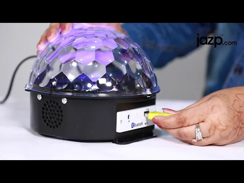 Download MP3 Magic Ball JA179 Crystal LED Stage Light Bluetooth MP3 Player with Remote| Jazp.com