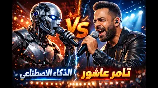 تامر عاشور أم الذكاء الاصطناعي  مقارنة حقيقية في الغناء    دندنها