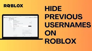 How To Hide Previous Usernames On Roblox Quick Easy