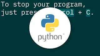 How to a python script from running