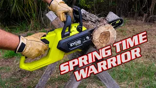 RYOBI 18V ONE HP 10-inch Chainsaw Kit Review