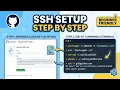Real GitHub SSH Setup Workflow - Command Line Demo