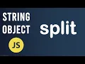 split Method String Object In JavaScript