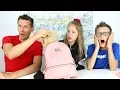My Dad Reacts To What Is Inside My Bag
