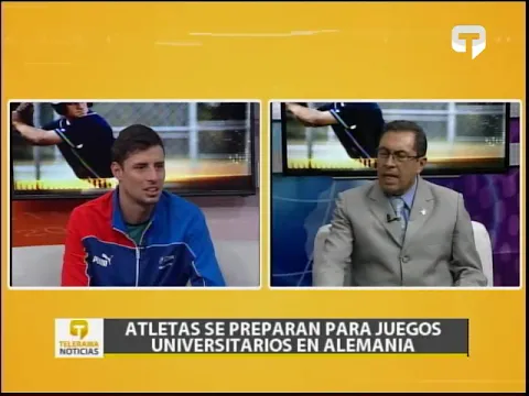 Atletas se preparan para juegos universitarios en Alemania