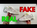 REAL VS FAKE NIKE OFF-WHITE DUNK LOT 12 SNEAKER COMPARISON
