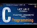 TECHNICAL C Programming Function Arguments - Tamil