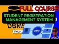 STUDENT REGISTRATION MANAGEMENT SYSTEM FULL PROJECT JAVA DBMS gevizzol2020