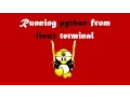 Hello World python on ubuntu