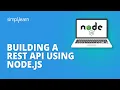 Building A REST API Using Node JS Node js RESTful API Tutorial Node js Tutorial Simplilearn