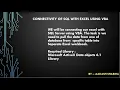 Connectivity of SQL Excel using VBA