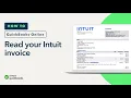 How to read your Intuit QuickBooks Invoice for your subscriptions