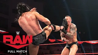 FULL MATCH Randy Orton Vs Drew McIntyre Raw Jan 20 2020 