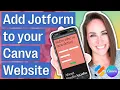 How To Add A Jotform To Your Canva Website Jotform App