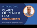 Claris FileMaker Pro Intermediate - Online Training Course Overview