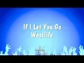 Download Lagu If I Let You Go - Westlife (Karaoke Version)