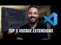 Top 5 VSCode Extensions 2021 for Web Developers