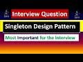 singleton design pattern in java