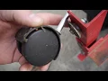 Harbor Freight Folding Trailer Stock Caster Replacement with Office Casters