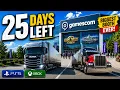 Gamescom Is 25 Days Away Will SCS Finally Reveal ETS2 ATS on PS5 Xbox