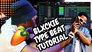 Making A Blxckie Type Beat In 7 Minutes [FL STUDIO Tutorial] Proby SlogzinBeats