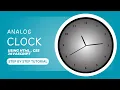 Build an Analog Clock with HTML CSS JavaScript Step-by-Step Full Tutorial