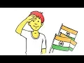 How to draw Indian Flag step by step national flag 3D Indian Flag Drawing