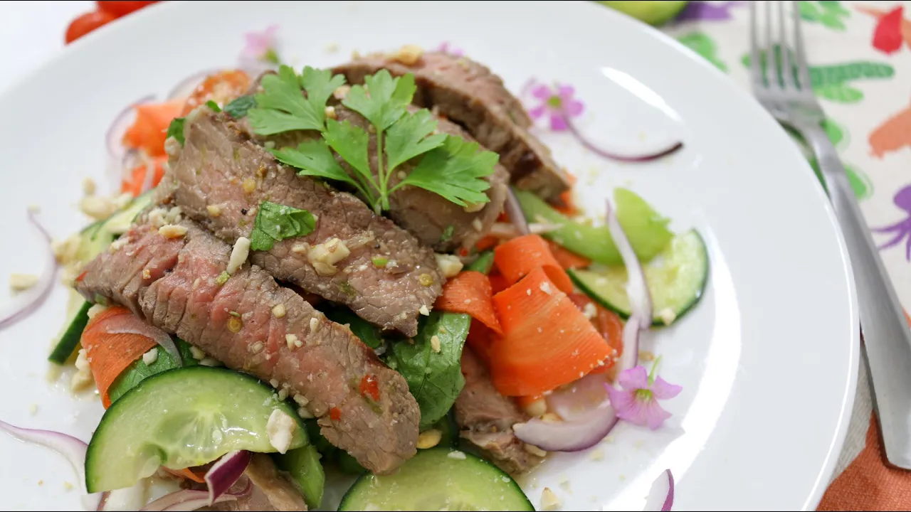 Thai Beef Salad Bangkok Style  - Episode 69