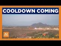 Temperature drop headed to Phoenix area