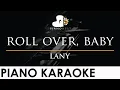 Download Lagu LANY - roll over, baby - Piano Karaoke Instrumental Cover with Lyrics