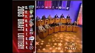 Full 2003 NBA Draft Lottery LeBron Darko Carmelo