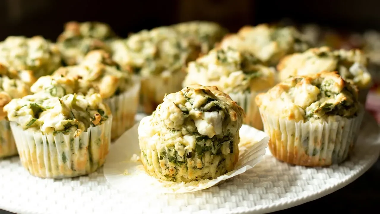 Spinach & Feta Muffins