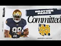 WATCH 4-star DL Brayden Parks commits to Notre Dame Live Commitment