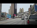 Downtown Toledo Ohio walk tour U S A