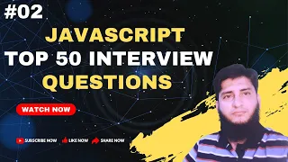What are the datatypes in JavaScript Top 50 Interview Questions