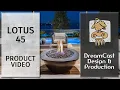 DreamCast Lotus 45 Concrete Fire Bowl