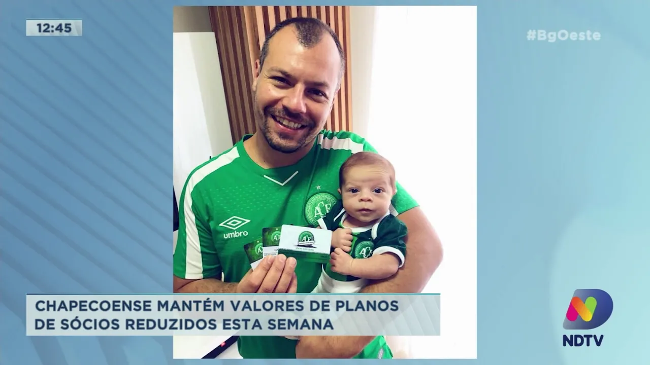 Esporte: Chapecoense mantém valores de planos de sócios reduzidos esta semana