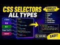 Learn CSS Selectors Learn CSS for beginners All CSS Selectors Explained in 1 Hour With Examples