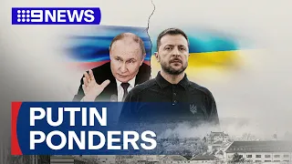 Putin declares ‘fighting must end in Ukraine’ | 9 News Australia