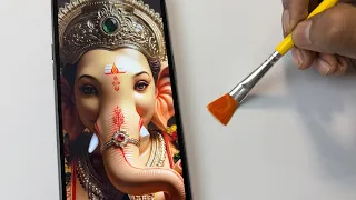 Lord Ganesha Drawing Tutorial 🔥 | Easy Ganpati Drawing Step by Step | Ganesh Chaturthi Special