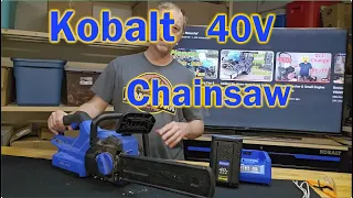 Kobalt 40V Chainsaw Review