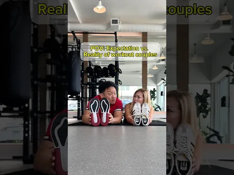 POV: Expectation vs. Reality of workout couples 😂