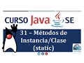 Java SE Tutorial - 31 Instance Methods and Class Methods static