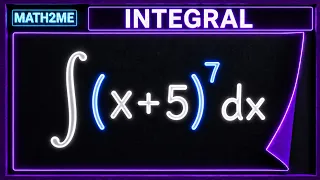 Integral de potencias que tienen como base a un binomio | Método de sustitución