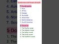 Download Lagu Continents and ocean of world || list of continent and ocean @Generalmcqs